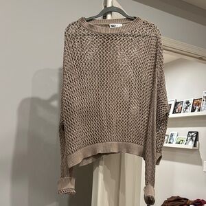Beach Riot Brown Crew Neck Sweater